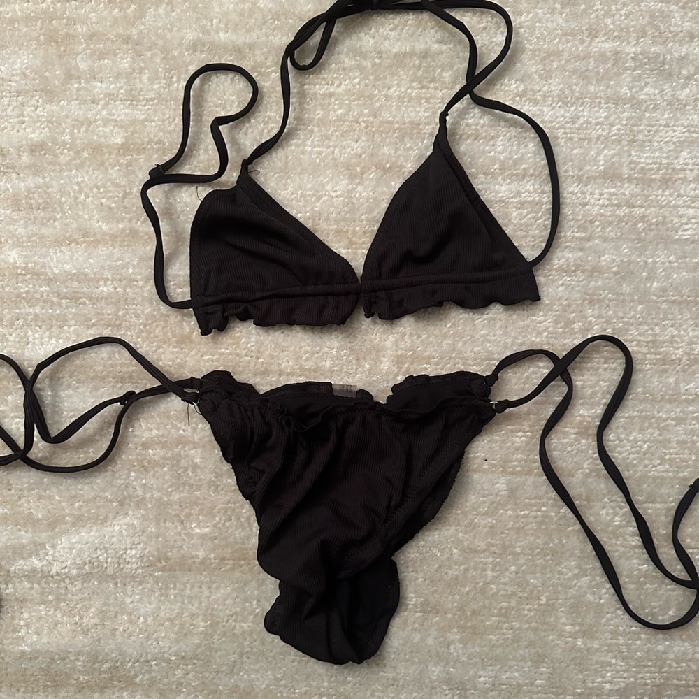 black bikini